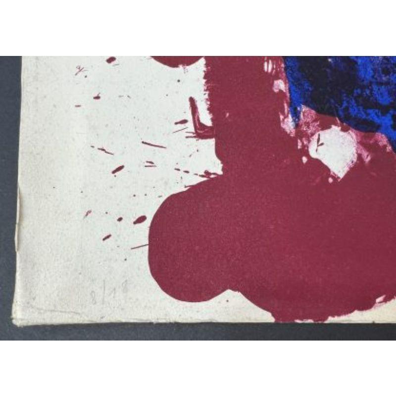 Sam Francis - Loved Loved Loved Lover - Hand-Signed Lithography - 8/18, 1960 1
