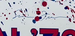 Sam Francis McGovern '72 Poster (Hand signed by Sam Francis) Abstract lithograph