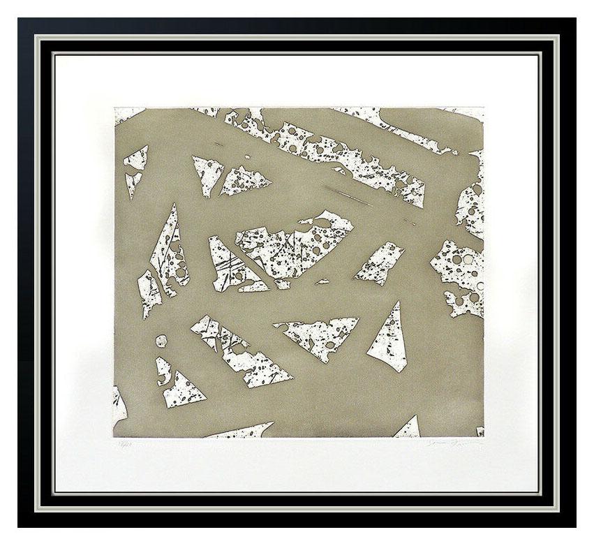 Sam Francis Large, Hand Signed and Numbered Aquatint Etching, Professionally Custom Framed and listed with the Submit Best Offer option
Accepting Offers Now:  Up for sale here we have an Extremely Rare Aquatint by Sam Francis, 