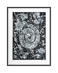 Sam Francis Original Color Aquatint Etching Hand Signed Abstract Artwork Framed