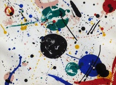 Sam Francis Original Color Lithograph, 1965 - “Variant of Fifty”