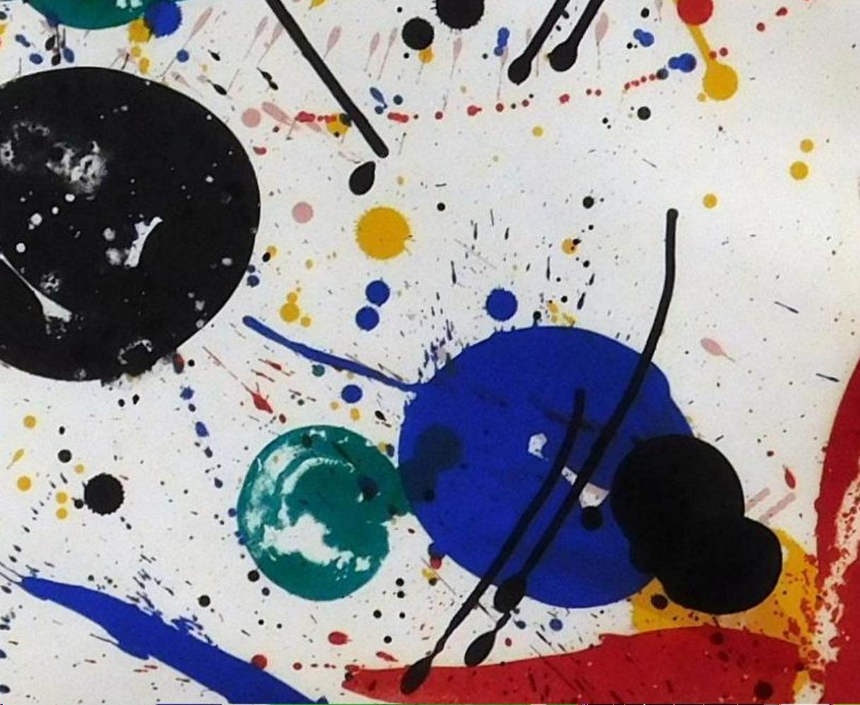Original-Farblithographie von Sam Francis, 1965 – Variant of Fifty im Angebot 5