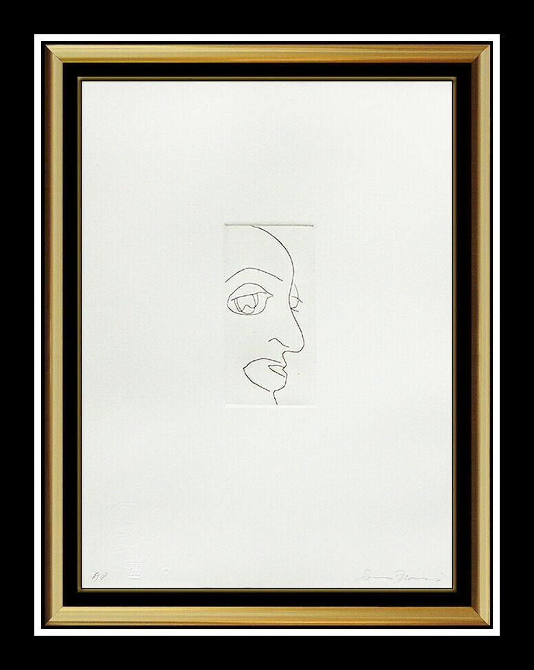 Sam Francis Hand Signed and Numbered Etching, Professionally Custom Framed and listed with the Submit Best Offer option
Accepting Offers Now:  Up for sale here we have an Extremely Rare Artist's Proof Etching on art paper by Sam