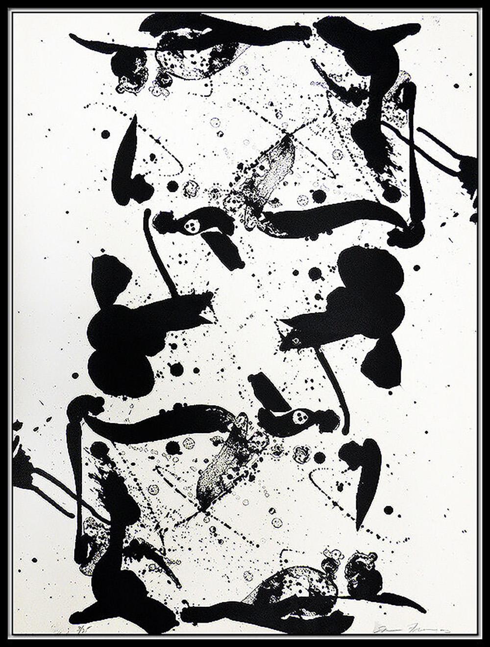 Sam Francis Hand Signed and Numbered Lithograph, Custom Framed and listed with the Submit Best Offer option

Accepting Offers Now:  Up for sale here we have a Large, Authentic and extremely rare (only 75 in the edition), Color Lithograph on art