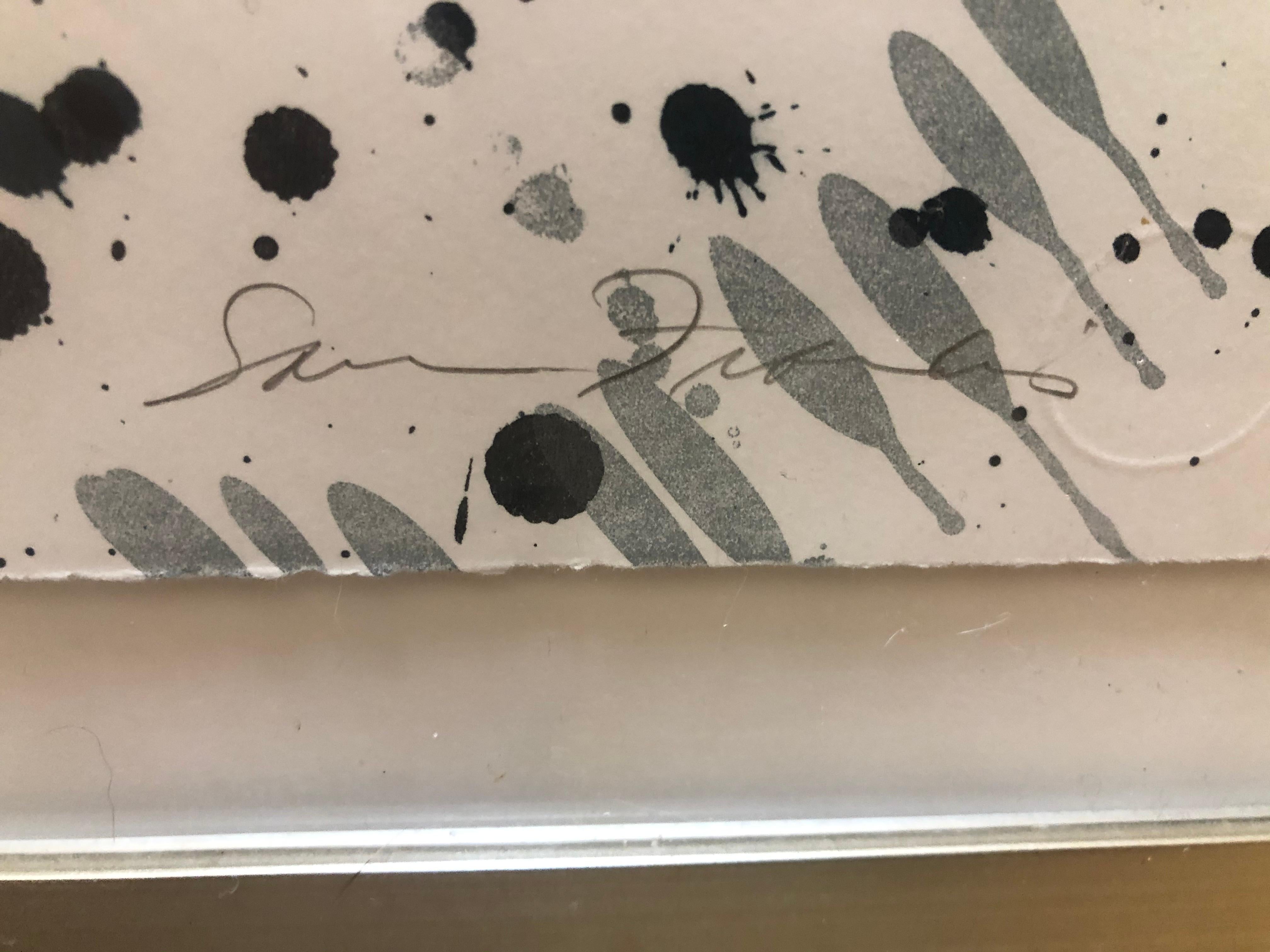 Sam Francis Splatter Lithograph For Sale 4