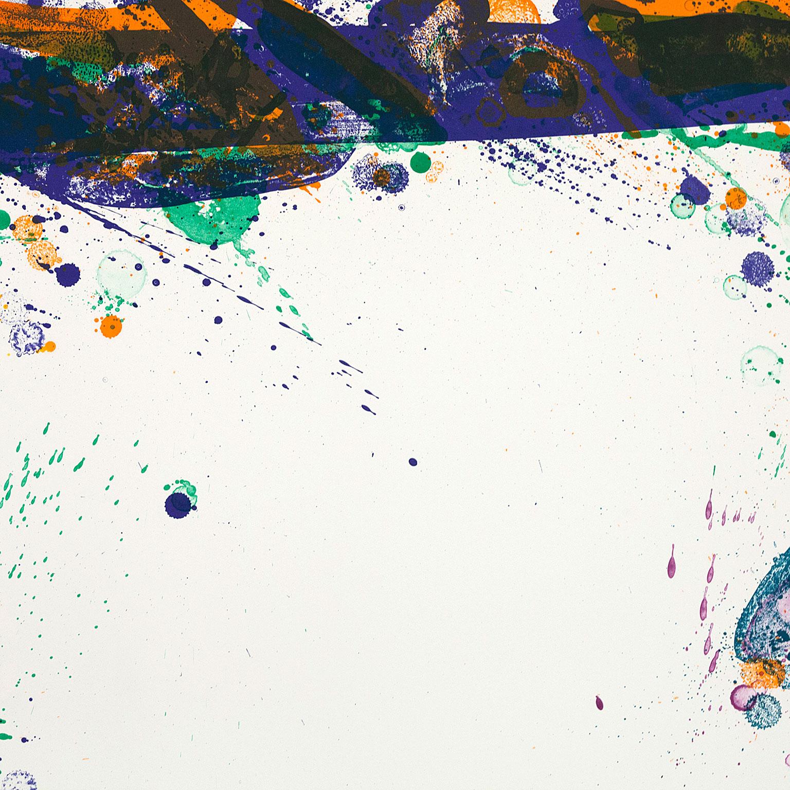 Sam Francis (b. 1923 - 1994) is known as one of America’s most dynamic abstract expressionist artists. 

Printmaking was an essential part of his practice. Similar to Robert Motherwell, Francis became so transfixed by the medium, he would establish
