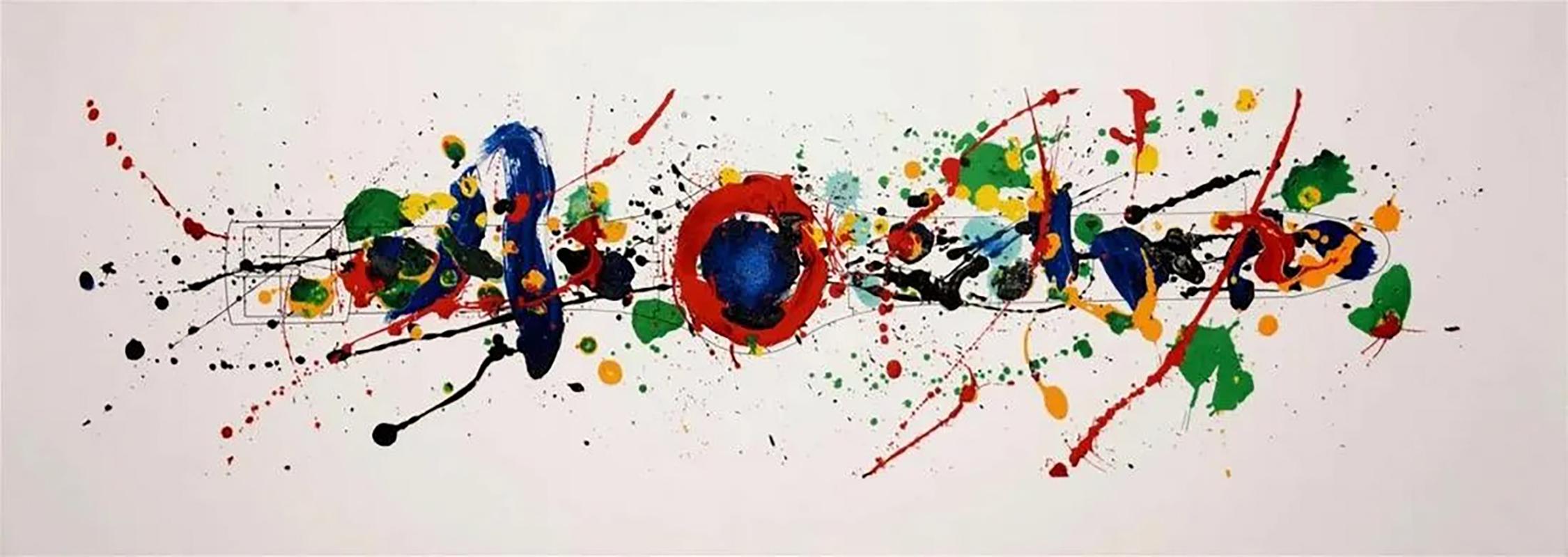 Sam Francis, Swatch Lithograph, 1992 For Sale 1