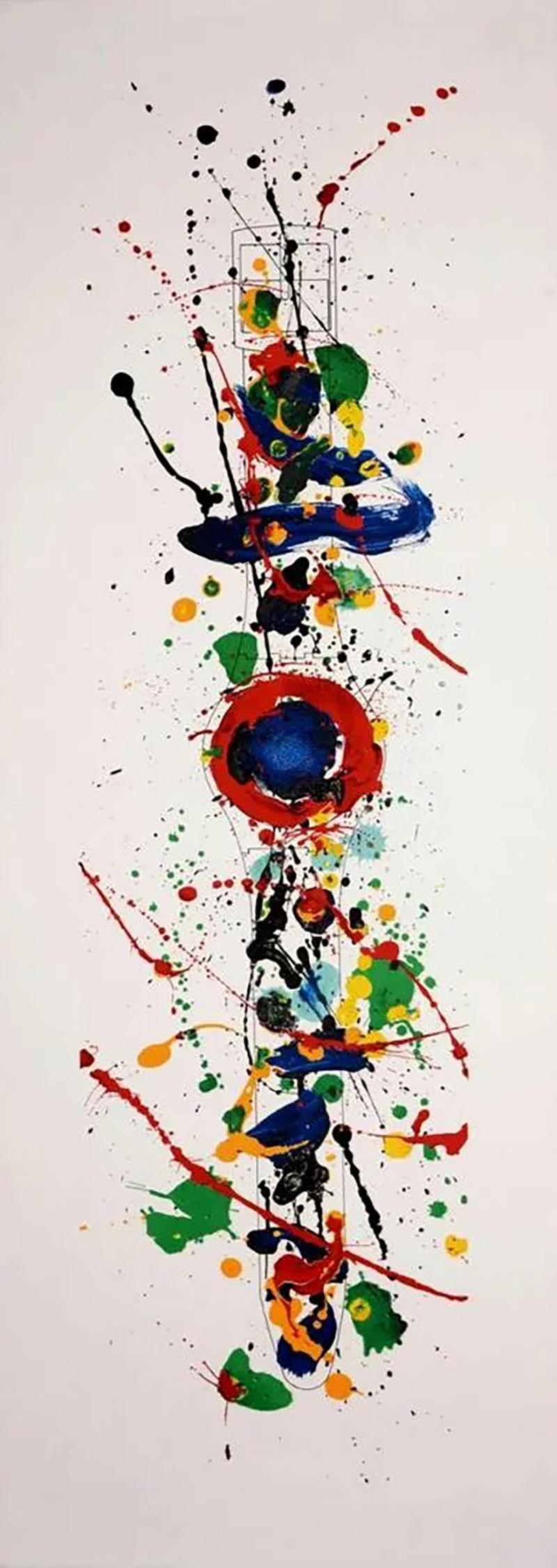 ARTIST: Sam Francis
TITLE: Swatch
DATE: 1992
MEDIUM: Lithograph on Velin paper
EDITION: From the sold out edition of 2000
SIGNED: Signed on the verso
DIMENSIONS: 30 X 8 in.
CONDITION: Excellent Condition
PRINTER: Printed by Mourlot
DESCRIPTION: