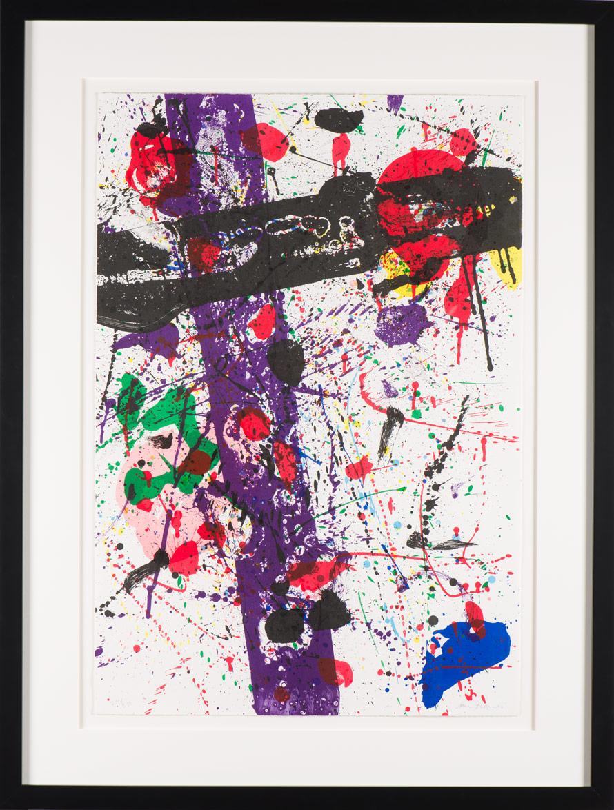 FRANCIS, SAM (1923 – 1994)
Untitled, from Eight by Eight to Celebrate the Temporary Contemporary
Lembark L263, Schiefler 272
Lithograph in colors on Rives BFK paper, c. 1984
Signed in pencil, lower right
This impression 236 from the edition of 250