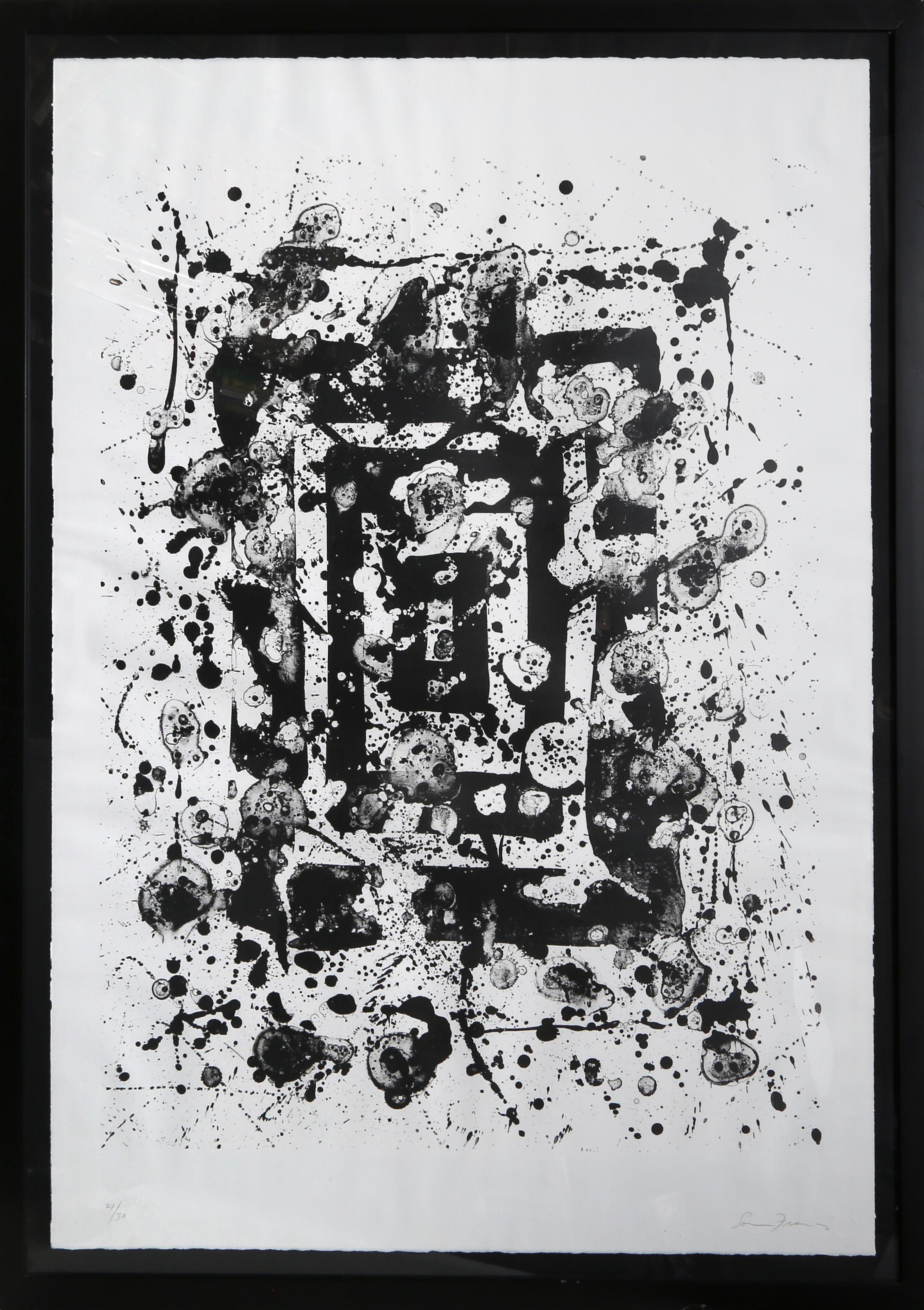 SF-197, Signed Abstract Expressionist Lithograph by Sam Francis