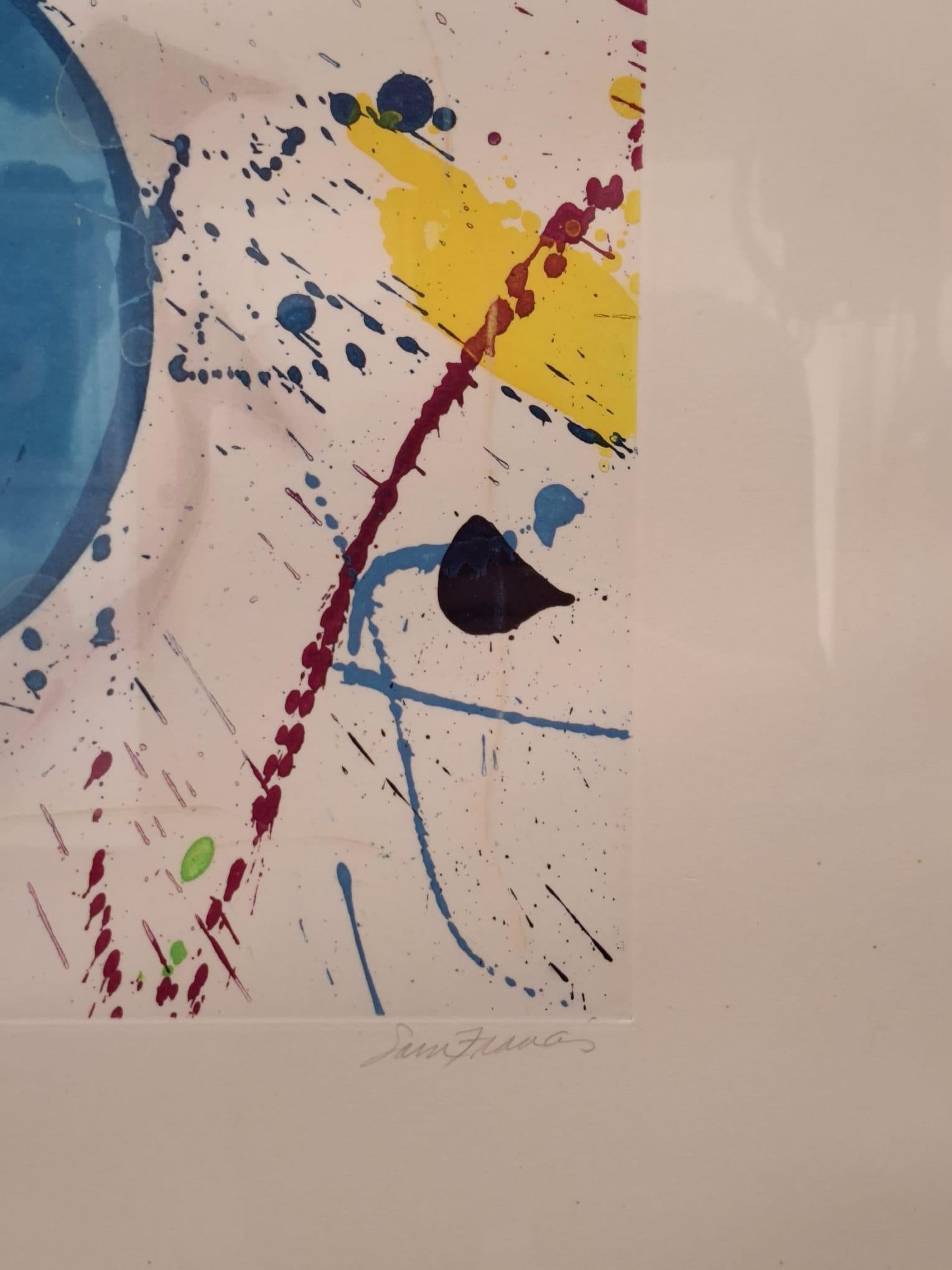 Sin título III - Abstract Print by Sam Francis