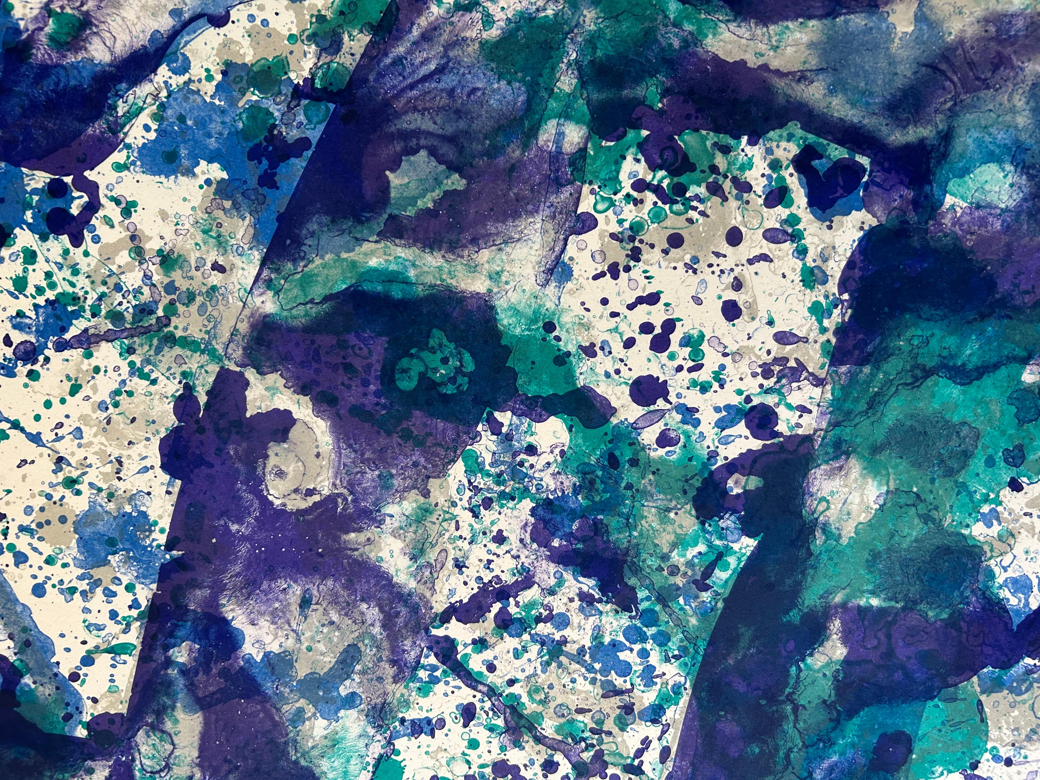 Smoke Sulphur SFE-183 - Contemporary Print by Sam Francis