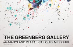 The Greenberg Gallery, Abstract Expressionist Poster by Sam Francis