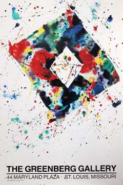 Greenberg Gallery, Poster espressionista astratto di Sam Francis
