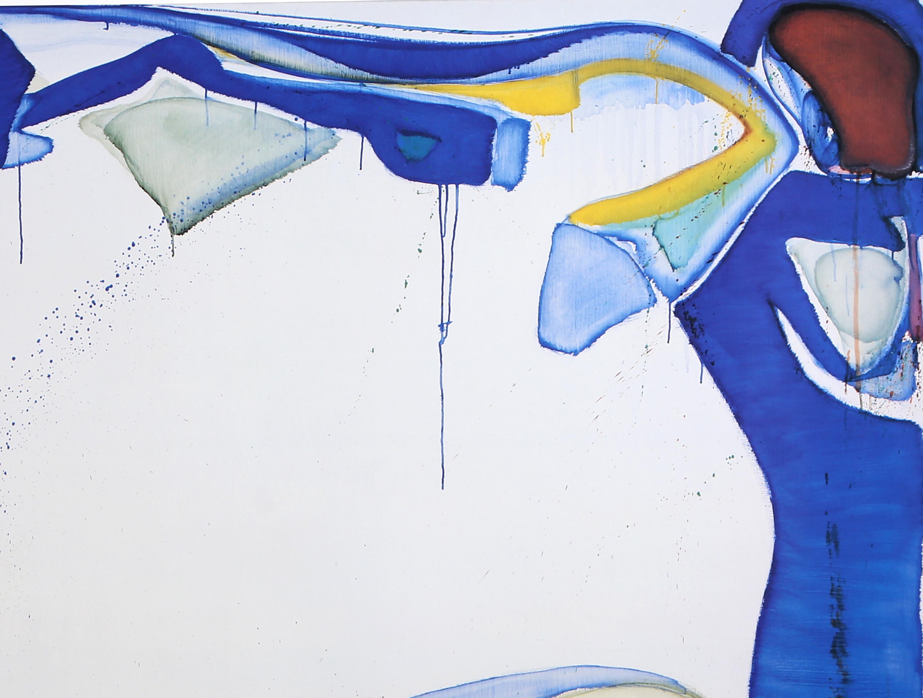 El Museo de Arte Contemporáneo, Cartel expresionista abstracto de Sam Francis en venta 3