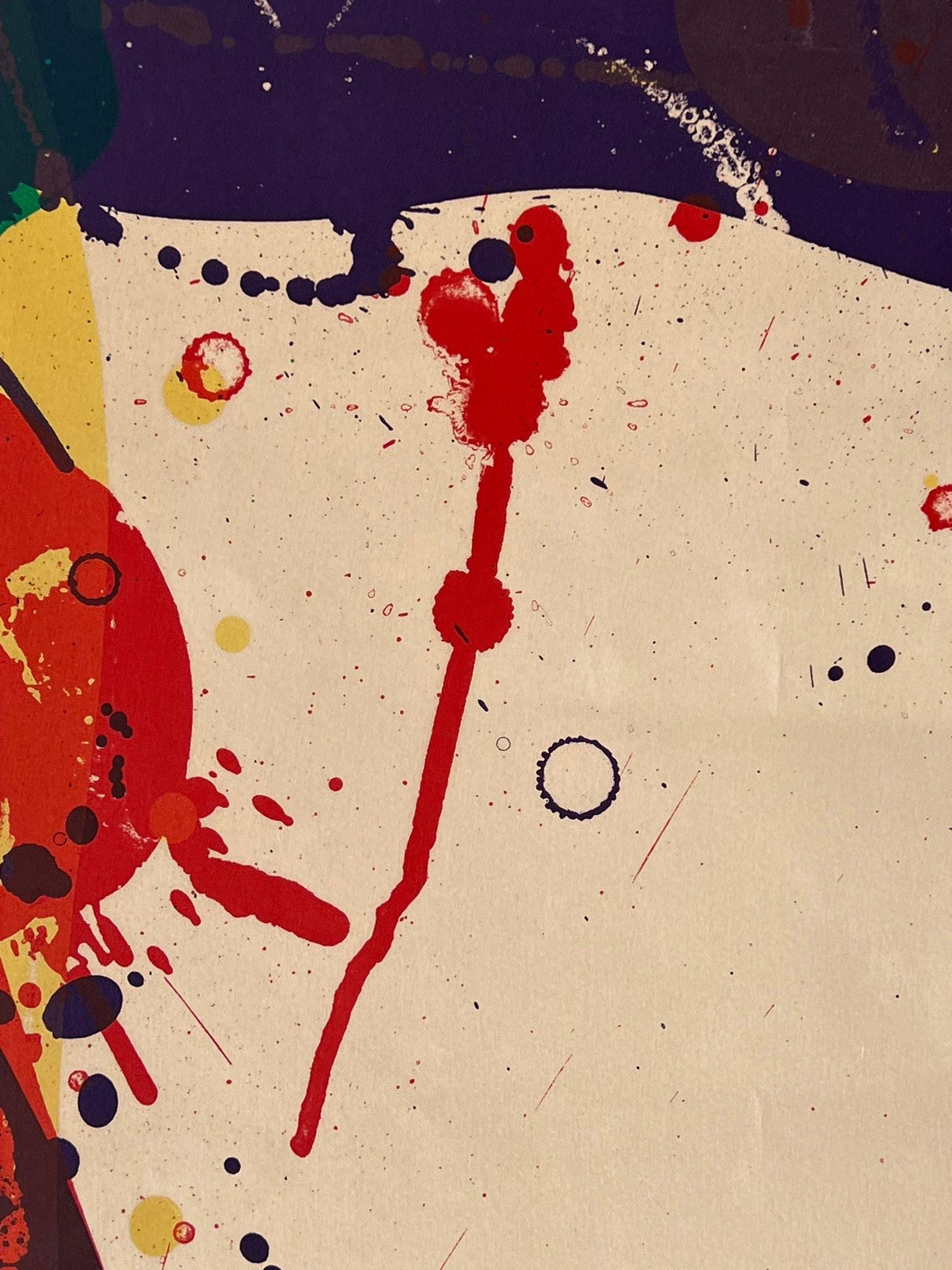 Untilted - Abstract Print by Sam Francis