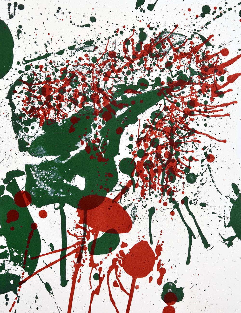 Untitled, 1963 - Abstract Expressionist Print by Sam Francis