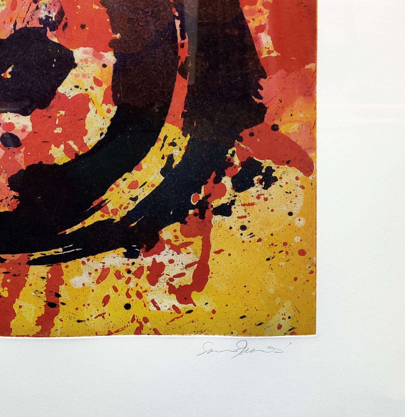 UNTITLED - Abstract Print by Sam Francis