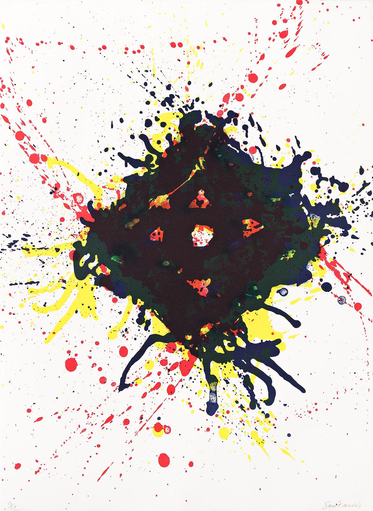 Abstract Print de Sam Francis - Sin título