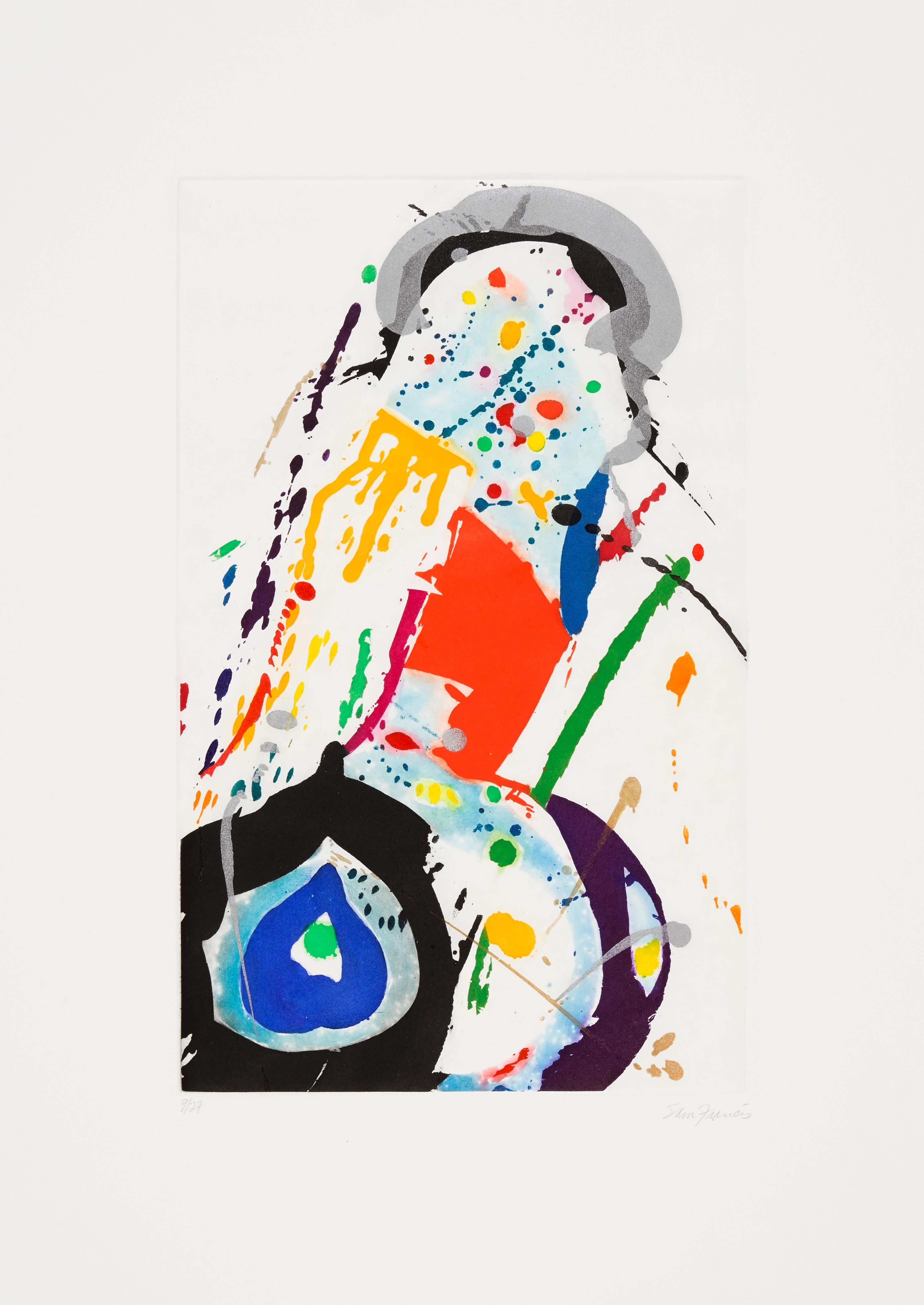 Sam Francis Abstract Print – Unbenannt