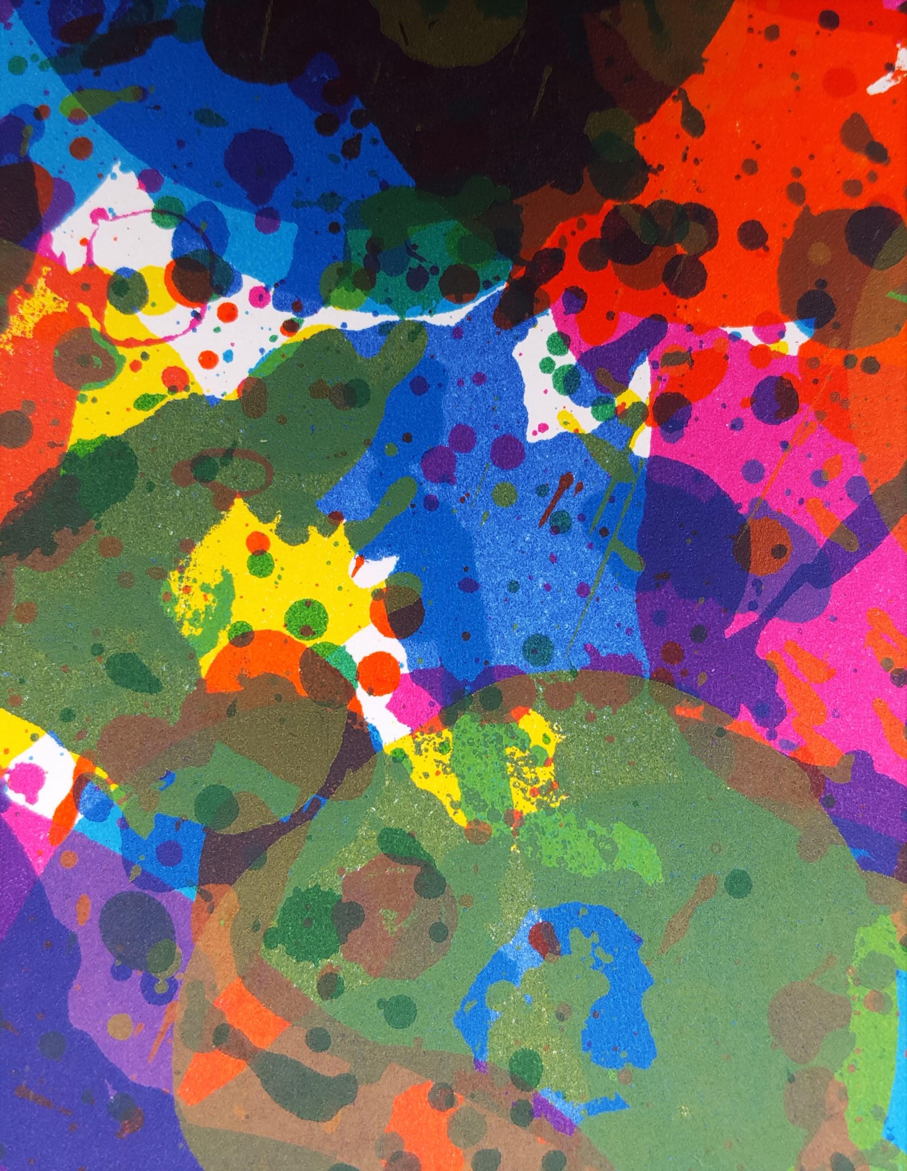 Sans titre (SF-348) (Fresh Air School) /// Abstract Expressionist Sam Francis Art en vente 9