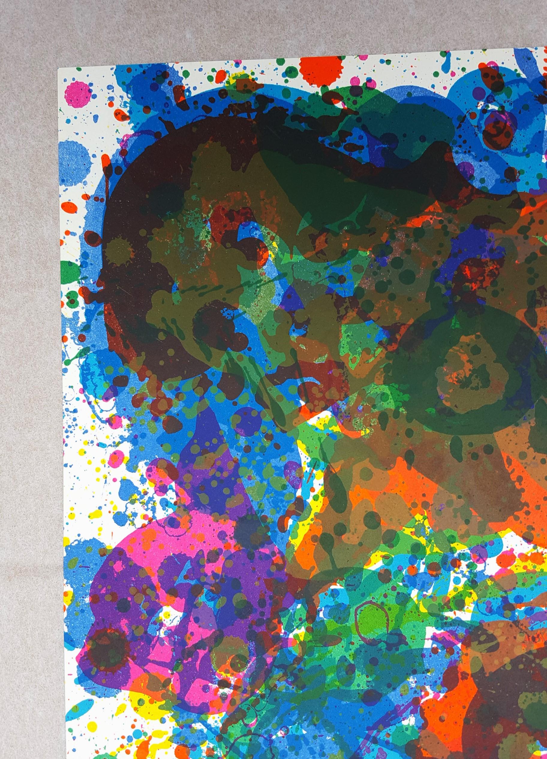 Sans titre (SF-348) (Fresh Air School) /// Abstract Expressionist Sam Francis Art en vente 3