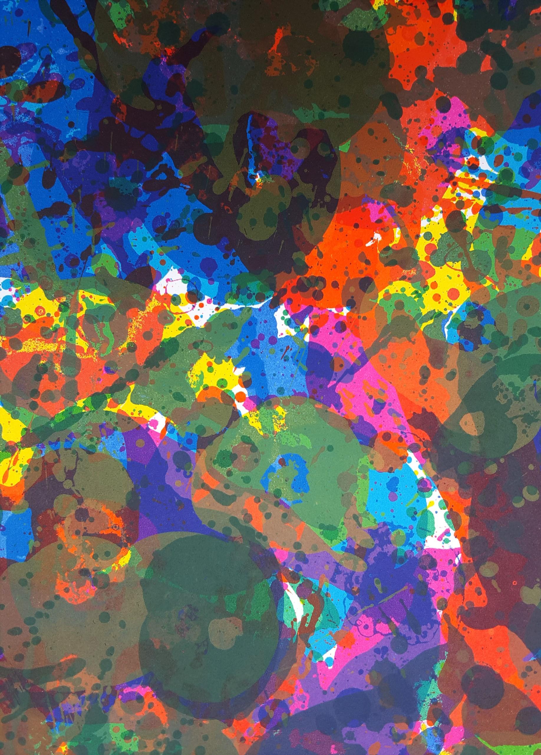 Sans titre (SF-348) (Fresh Air School) /// Abstract Expressionist Sam Francis Art en vente 8