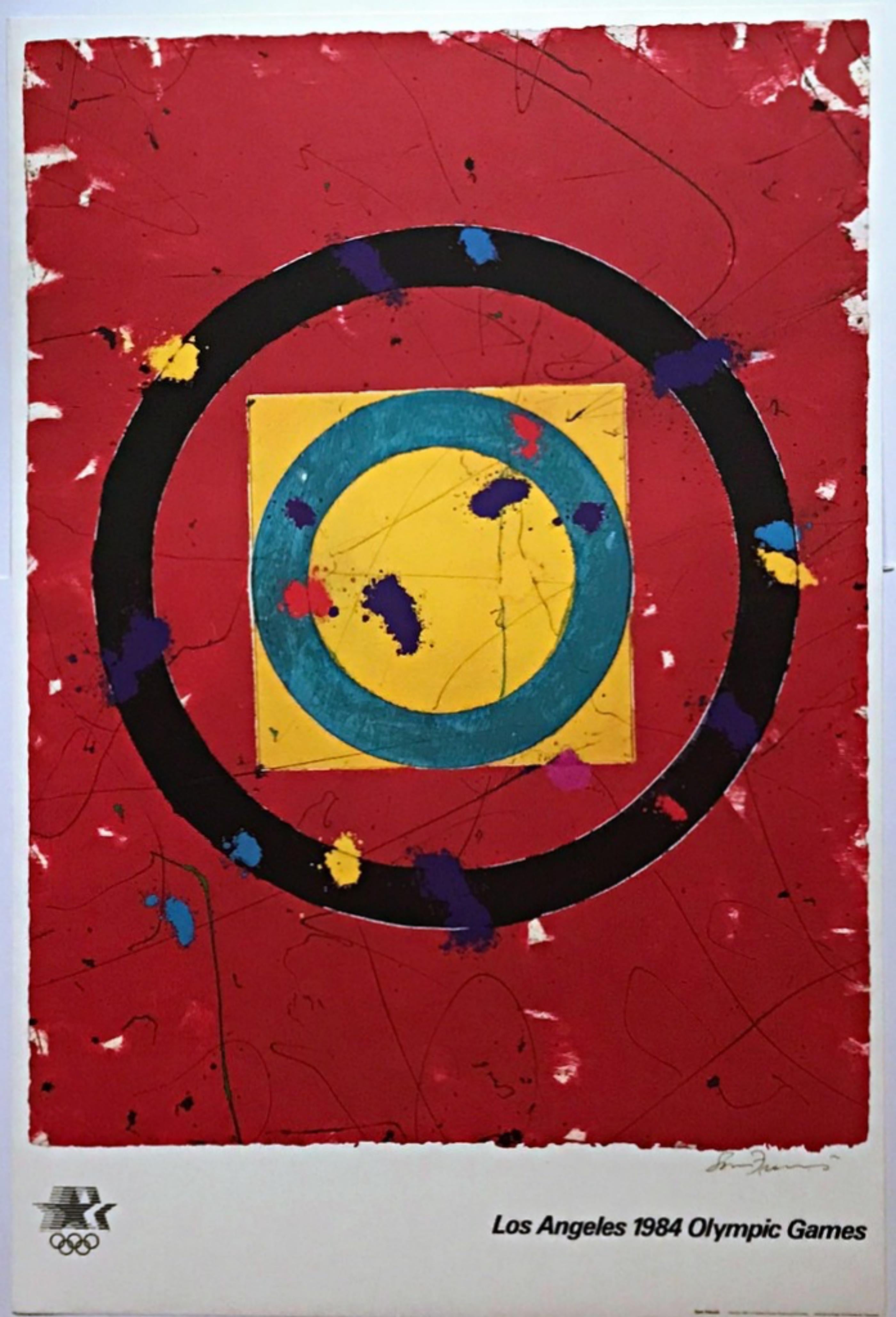 Sam Francis Print - Lt Ed. Lithograph from the Deluxe (Hand Signed) 1984 Olympic Committee portfolio