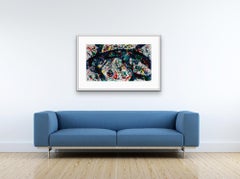 SAM FRANCIS Untitled (Lembark  L172) 1974 Color Lithograph on paper, framed