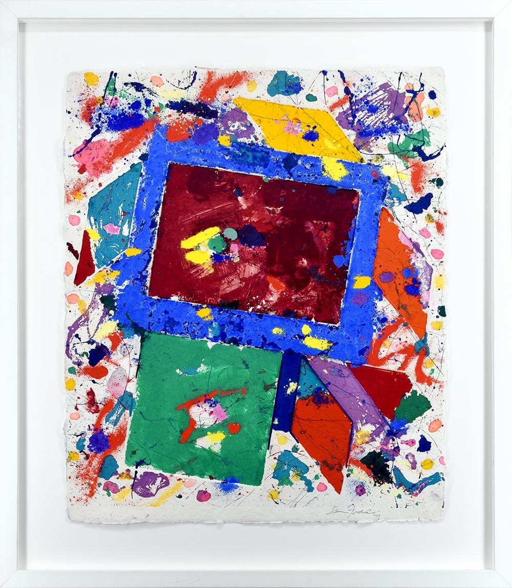 Untitled Monotype - Print by Sam Francis