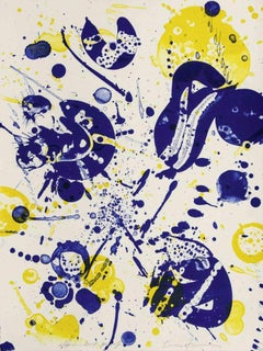 Vintage Untitled - Lithograph by Sam Francis - 1964