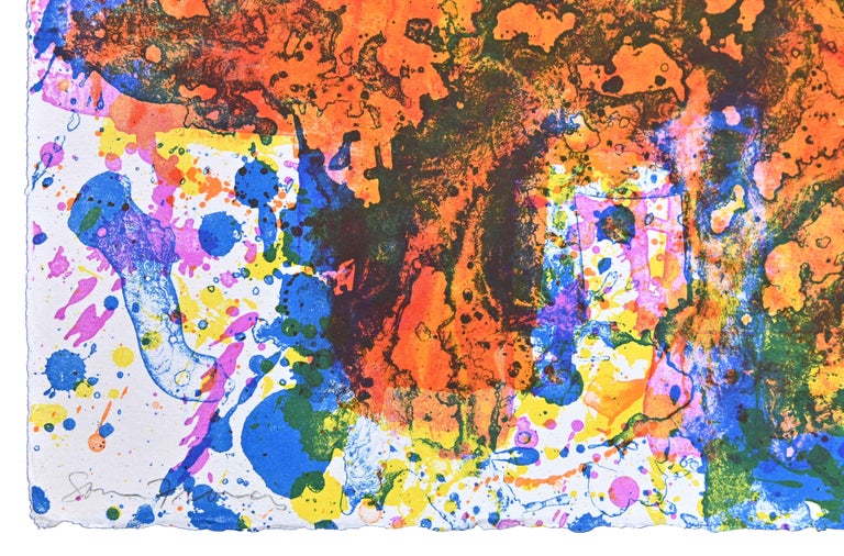 Untitled - Original Lithograph by Sam Francis - 1979 For Sale 1