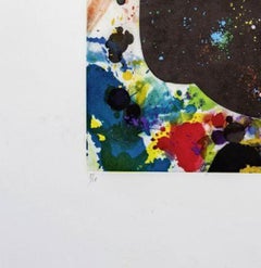 Untitled -  Etching and Aquatint Monotype by Sam Francis - 1989