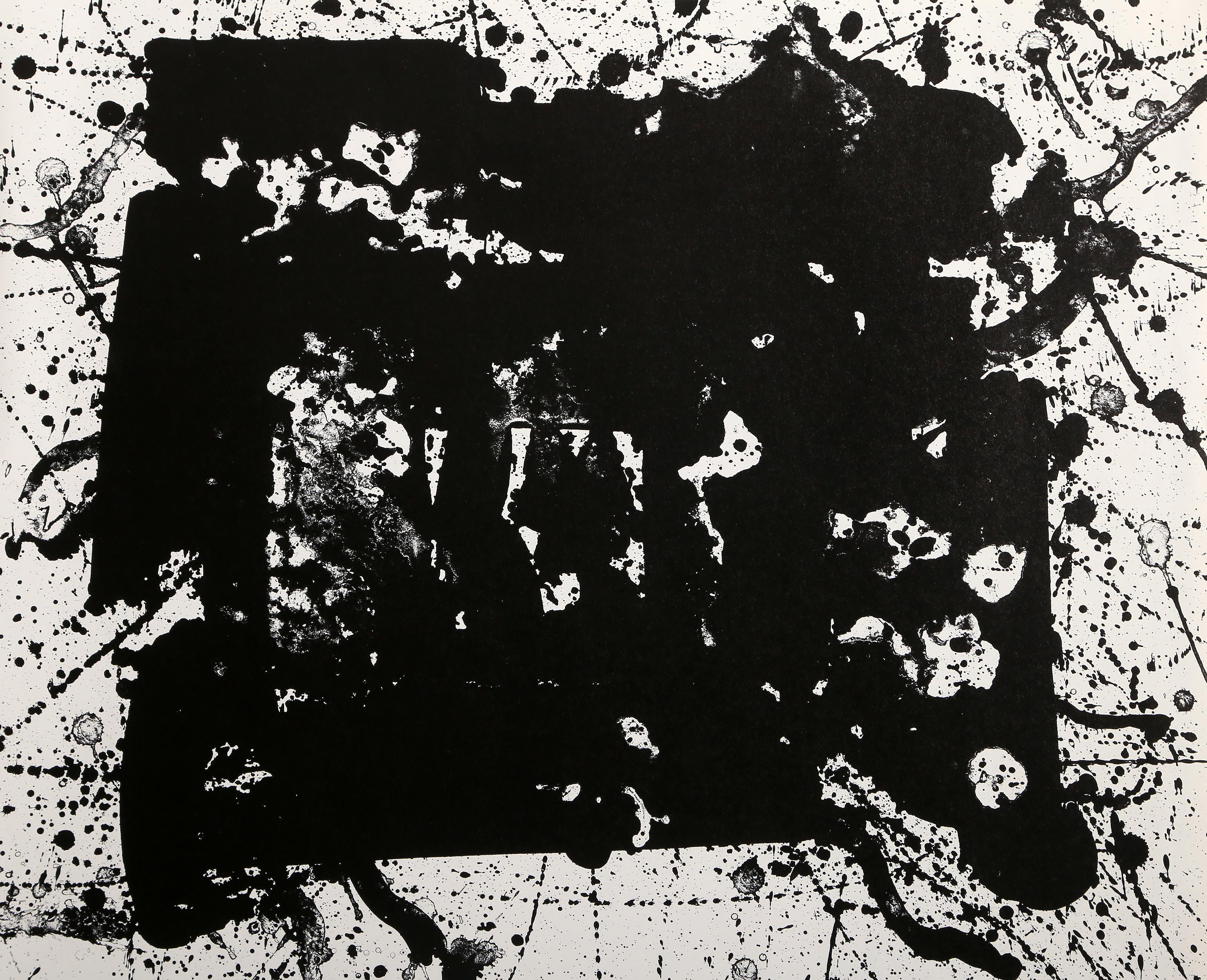Untitled (P-5), Abstract Expressionist Poster by Sam Francis For Sale 3