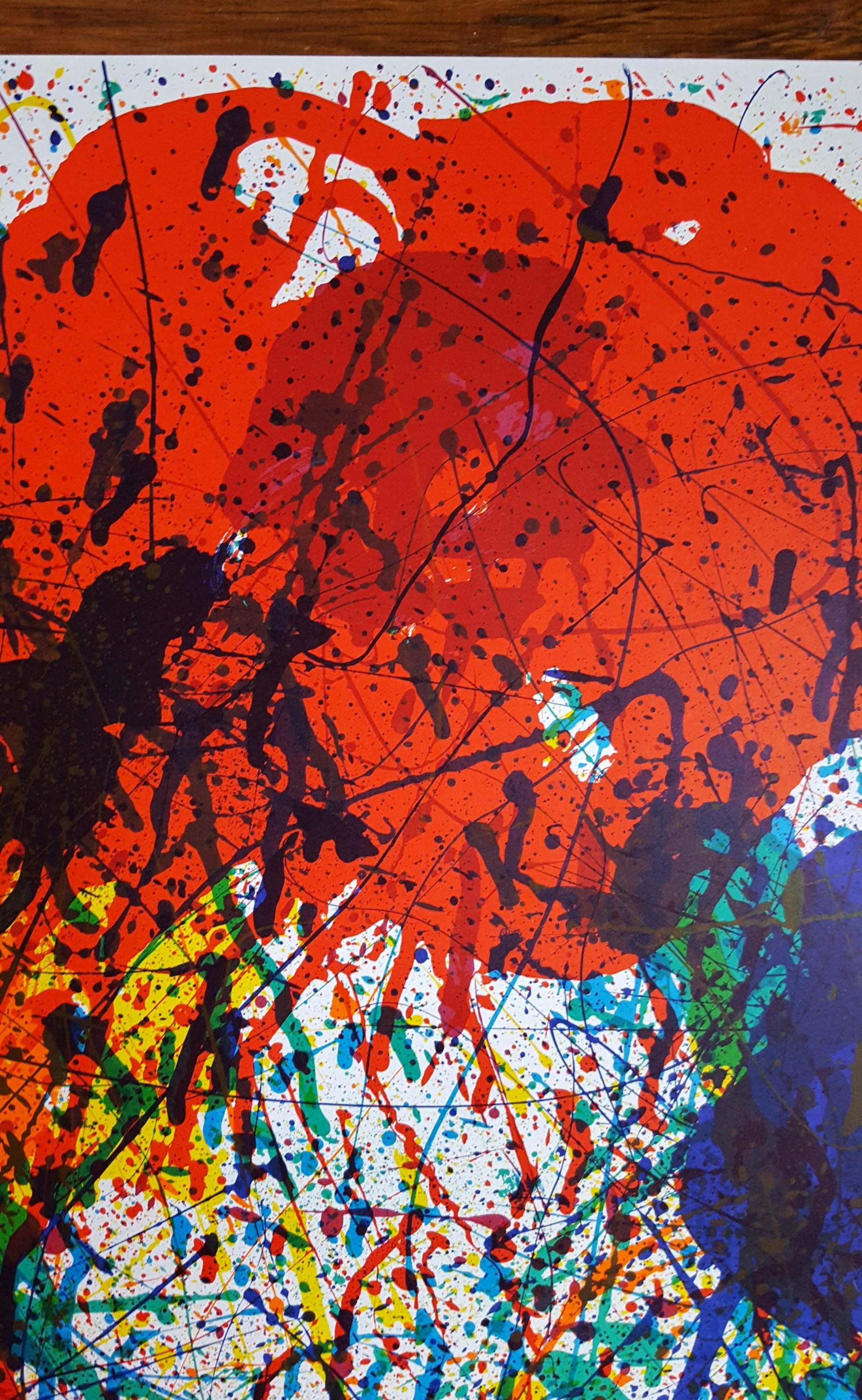 Sans titre (SF-229P) (Fondation Maeght) Affiche /// Sam Francis Expression abstraite en vente 12