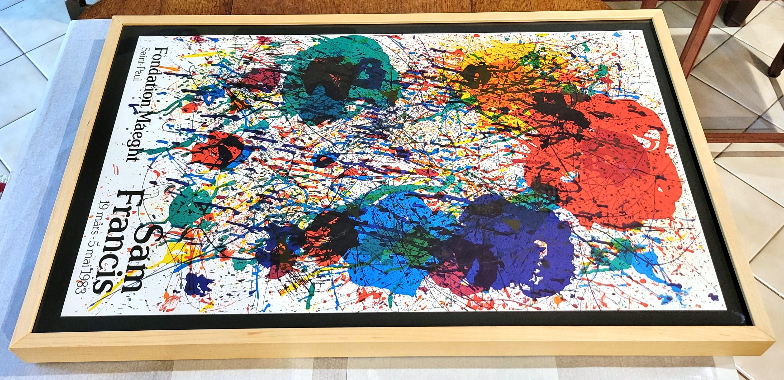 Sans titre (SF-229P) (Fondation Maeght) Affiche /// Sam Francis Expression abstraite en vente 16