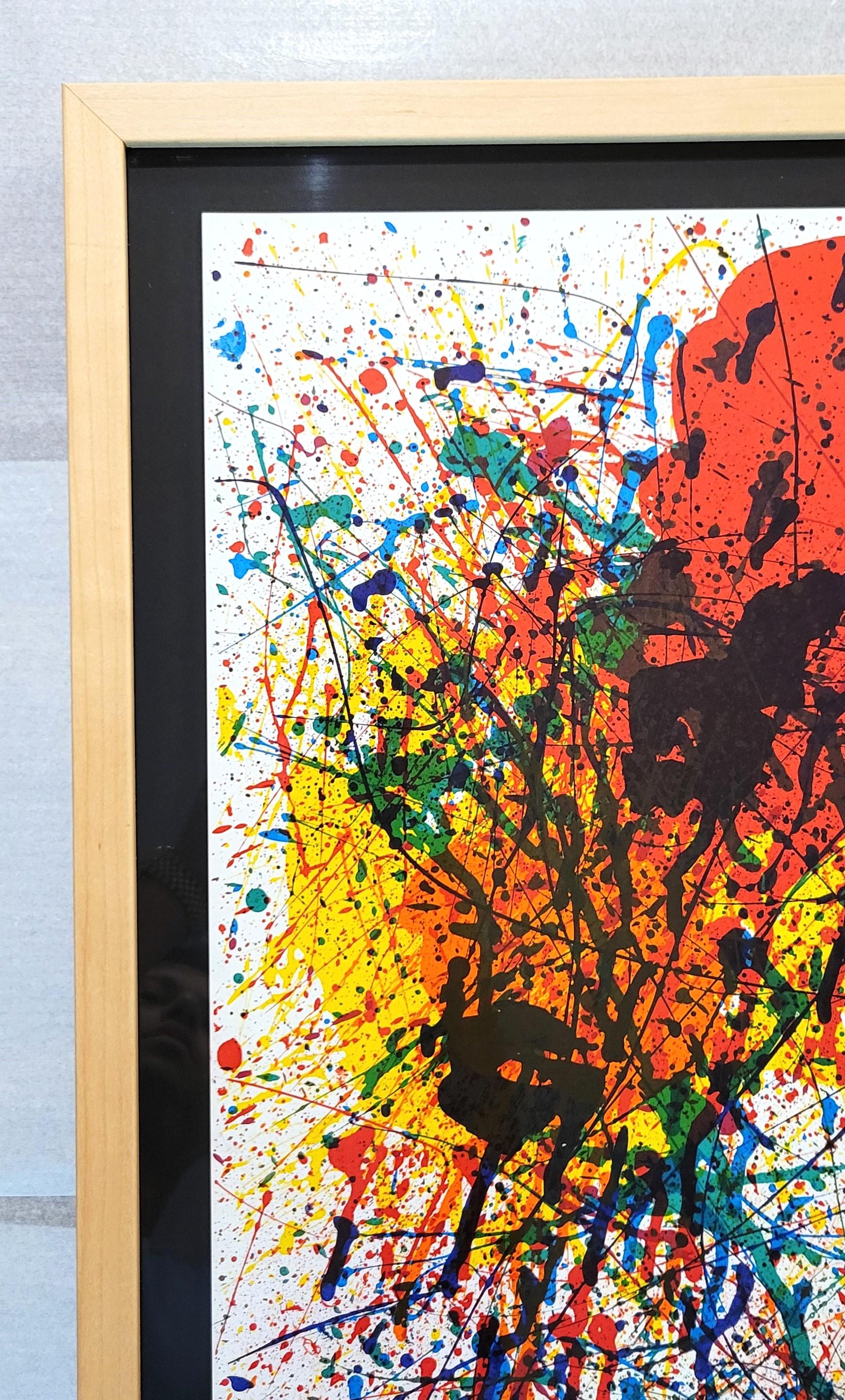 Sans titre (SF-229P) (Fondation Maeght) Affiche /// Sam Francis Expression abstraite en vente 3