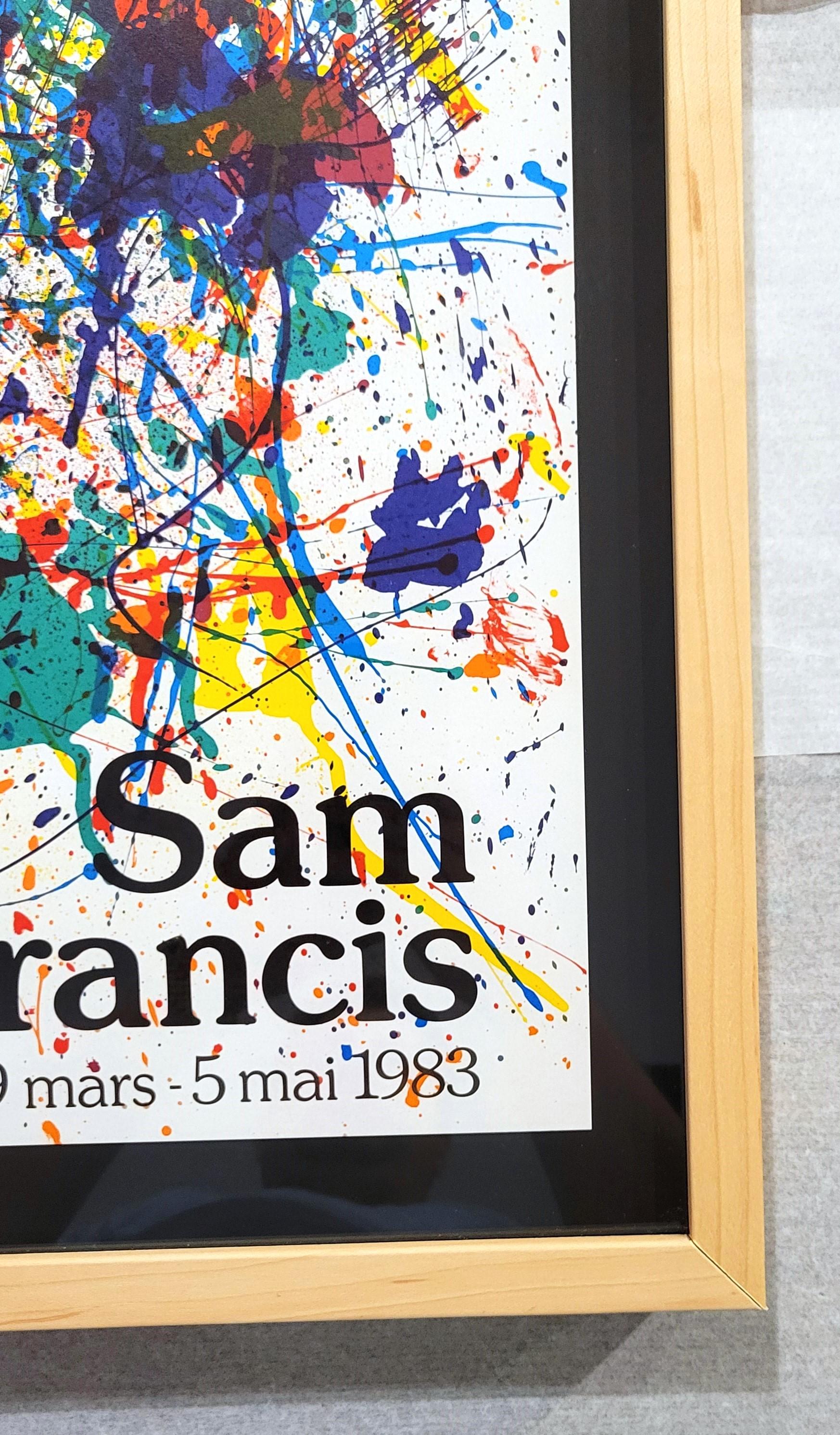 Sans titre (SF-229P) (Fondation Maeght) Affiche /// Sam Francis Expression abstraite en vente 5