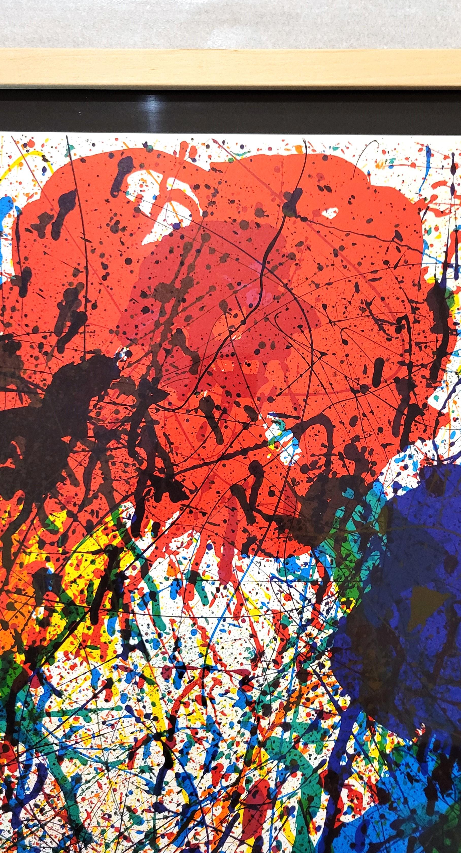 Sans titre (SF-229P) (Fondation Maeght) Affiche /// Sam Francis Expression abstraite en vente 6