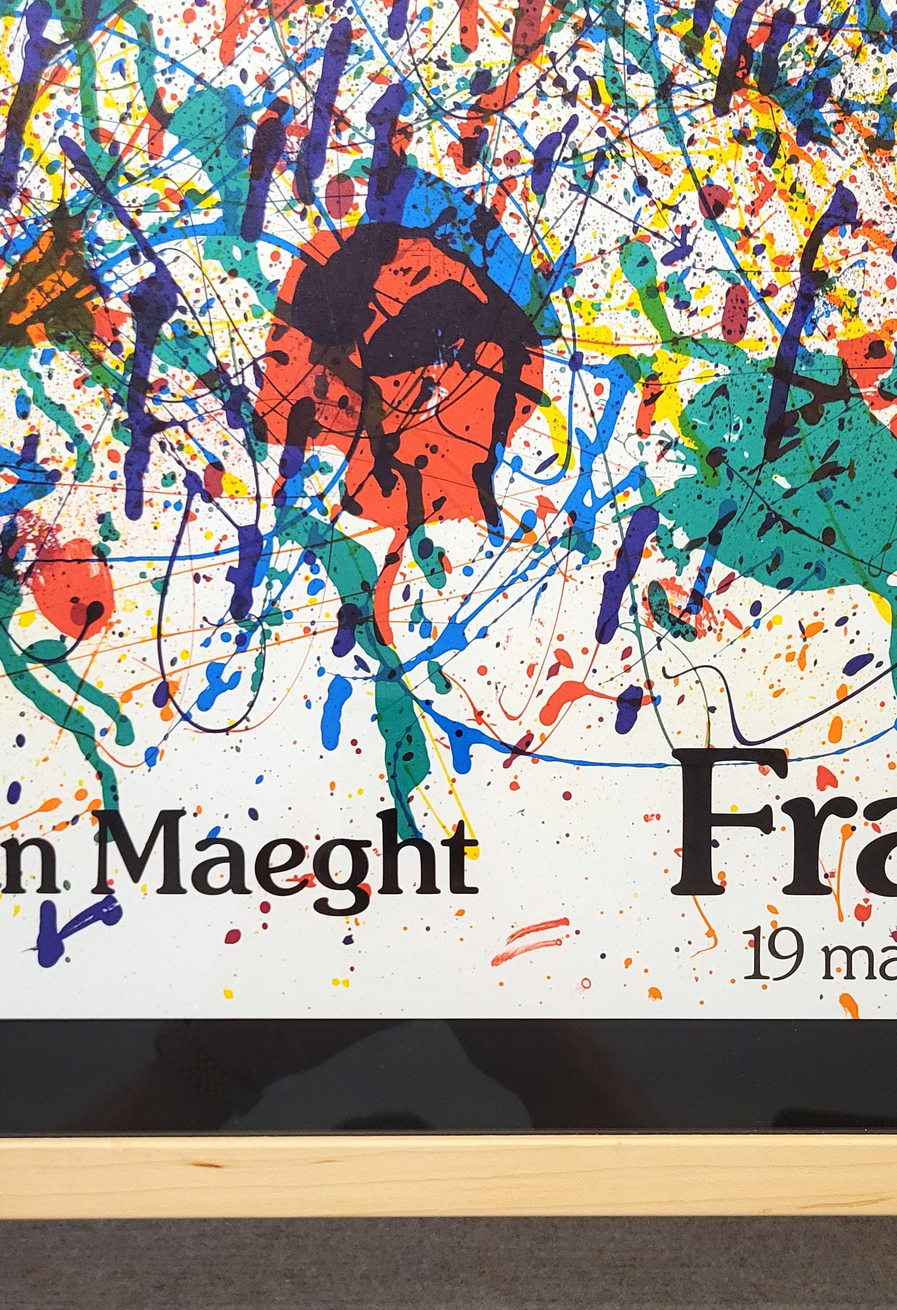 Sans titre (SF-229P) (Fondation Maeght) Affiche /// Sam Francis Expression abstraite en vente 7