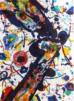 Untitled (SF-313), Colorful Abstract Lithograph by Sam Francis