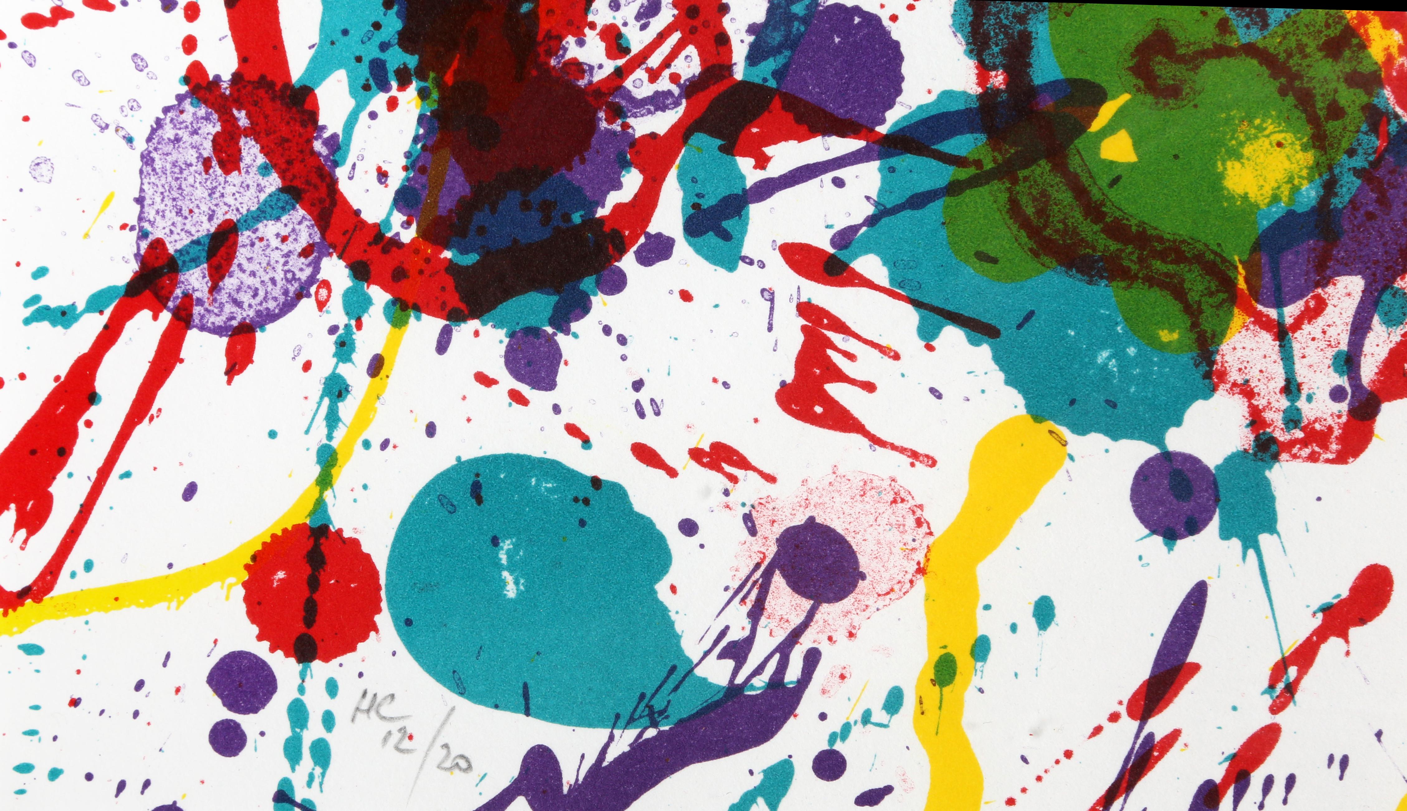 Untitled (SF-316), Colorful Abstract Lithograph by Sam Francis 1
