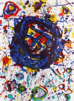 Untitled (SF-316), Colorful Abstract Lithograph by Sam Francis