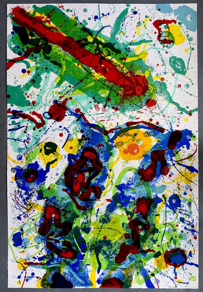 Sans titre (SF-341) - Sam Francis - Expressionnisme abstrait américain - 1989 en vente 1