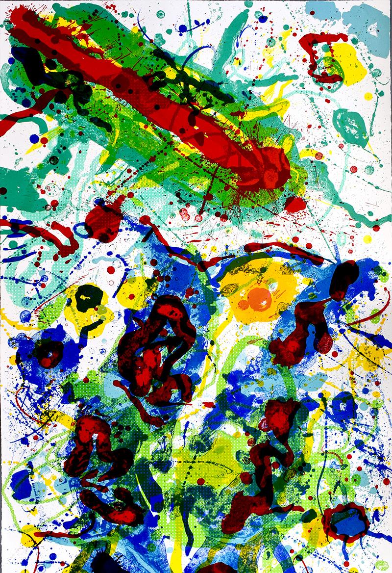 SAM FRANCIS 1923-1994
San Mateo, Californie 1923 - 1994 Santa Monica (Américaine)

Titre : Sans titre (SF-341), 1989

Technique : Lithographie originale en couleurs sur papier vélin, signée, inscrite et numérotée à la main 

Format du papier : 117,4