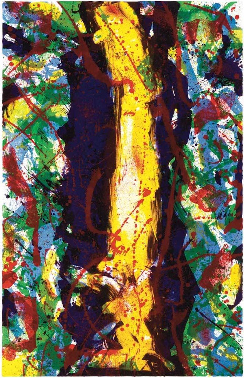 Abstract Print di Sam Francis - Senza titolo (SF-343)