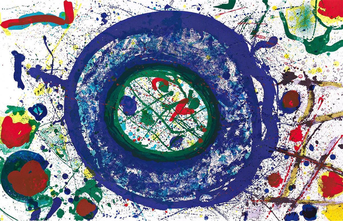 Abstract Print di Sam Francis - Senza titolo (SF-346)