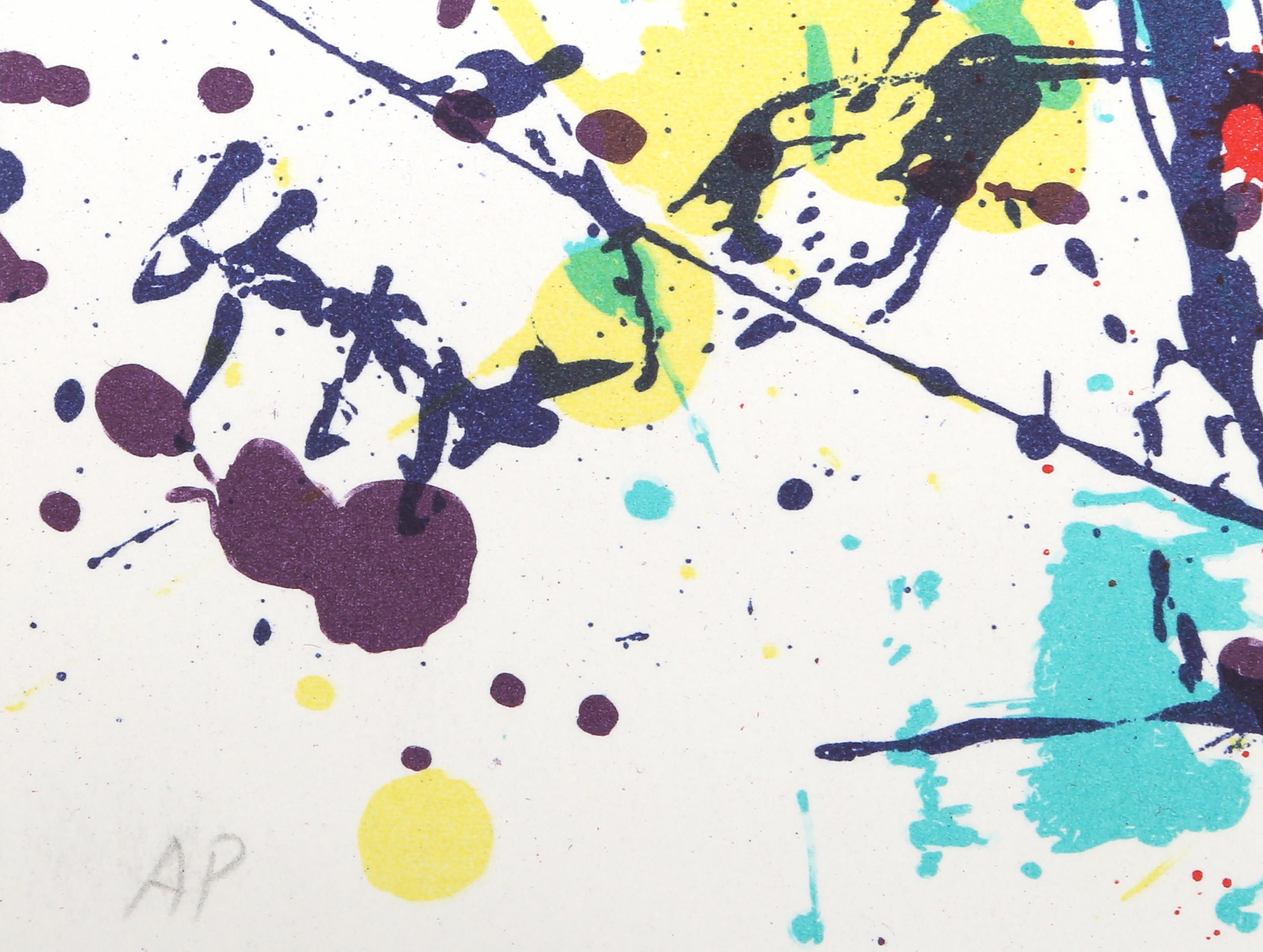 Senza titolo (SF- 349), litografia espressionista astratta di Sam Francis in vendita 1
