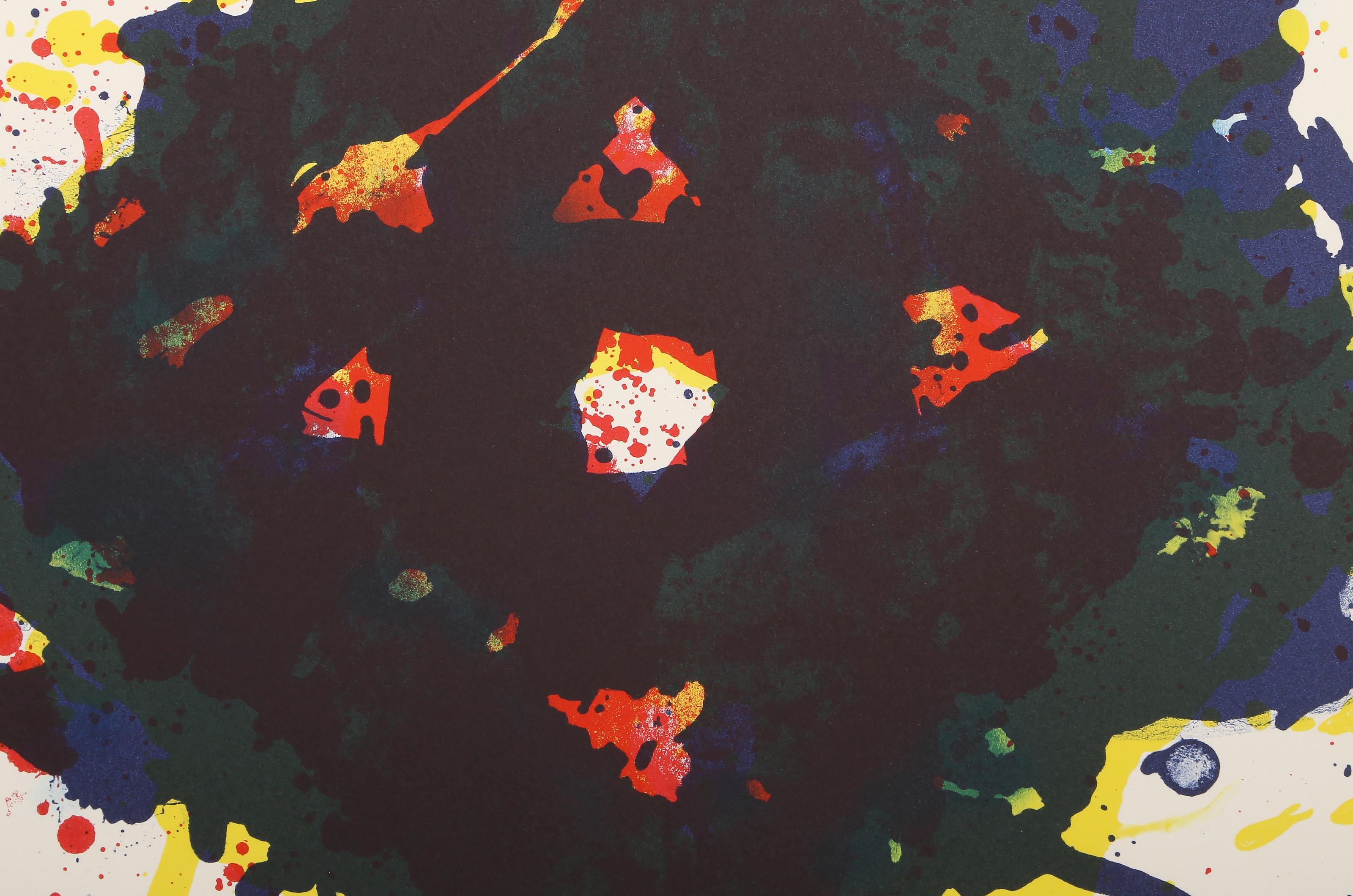 Senza titolo (SF-350), litografia espressionista astratta di Sam Francis 1