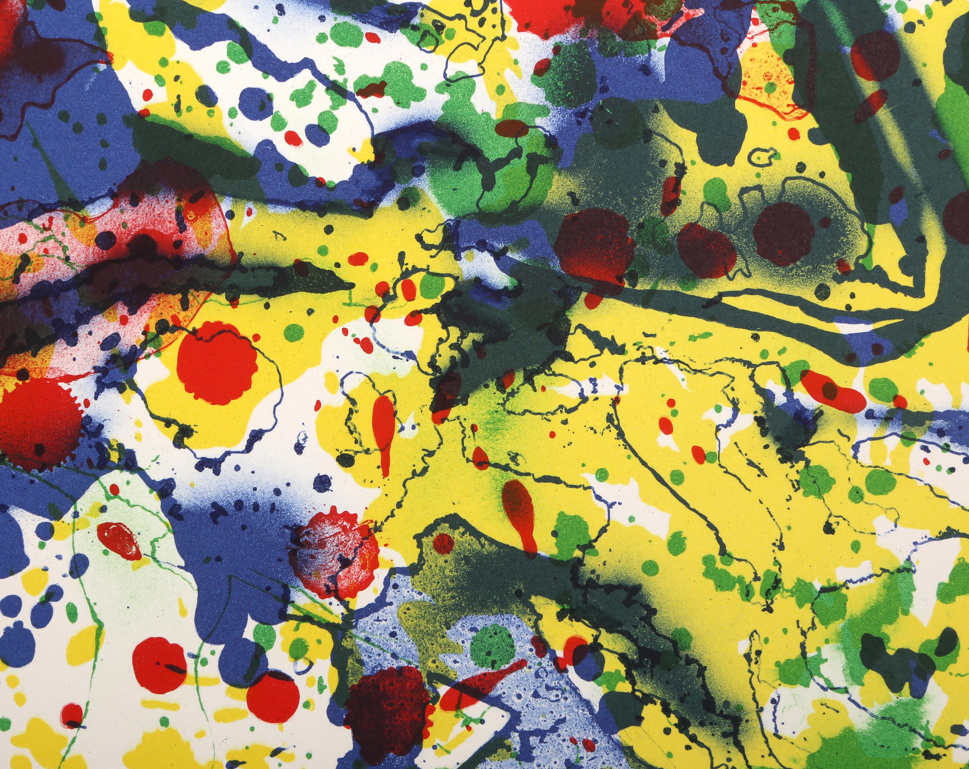 Senza titolo (SF-355), litografia espressionista astratta di Sam Francis in vendita 1